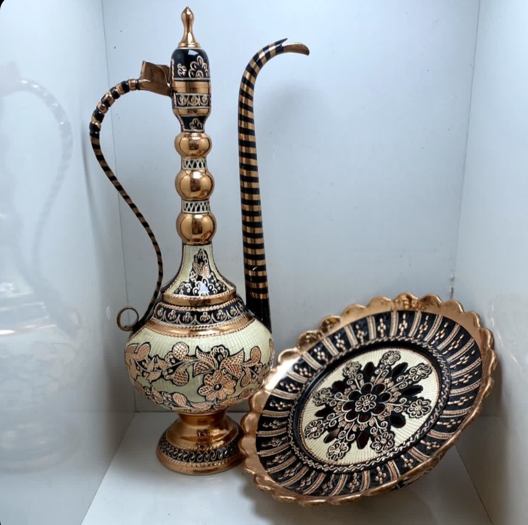 آفتابه لگن نقره کوب