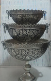 جام ميوه خوری مسی قلمکار.